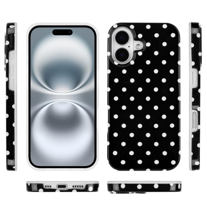 A-One Brand - iPhone 17 Mobilskal Dot Design Imd Tpu
