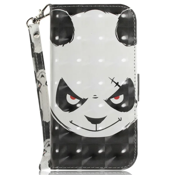 A-One Brand - Sony Xperia 10 VII Plånboksfodral med Handledsrem - Panda