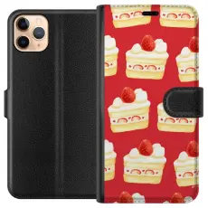 Gustaf - Pl&aring;nboksfodral till Apple iPhone 11 Pro Max med T&aring;rta