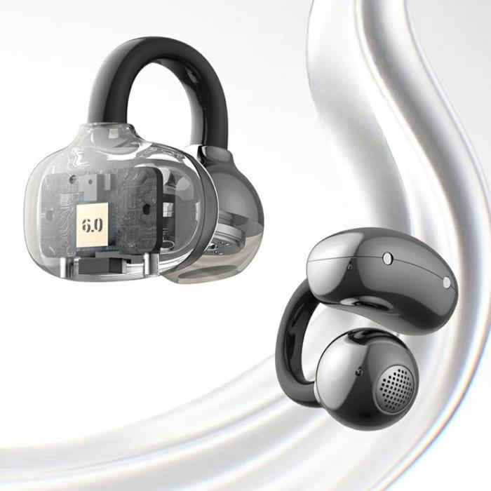 HTC - HTC In-Ear Trådlösa Sport Hörlurar Bluetooth 6.0 Clip-On NE55