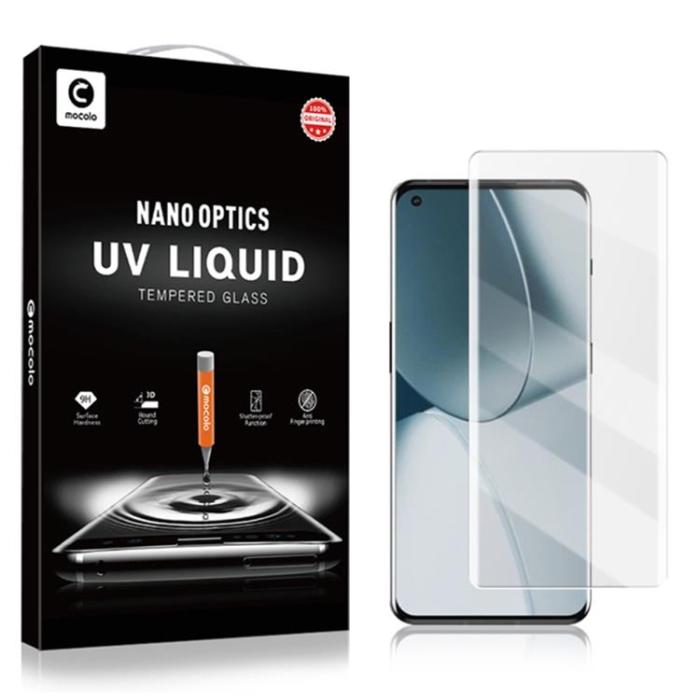 Mocolo - Mocolo OnePlus 10 Pro Härdat Glas Skärmskydd 3D Curved UV Glue