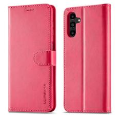 LC.imeeke - LC.IMEEKE Samsung Galaxy S23 FE Pl&aring;nboksfodral Konstl&auml;der - Rosa