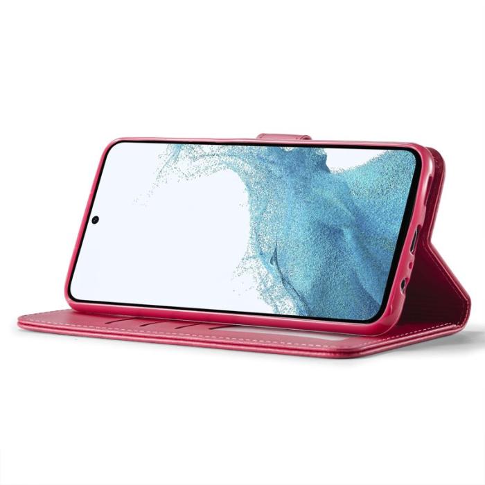 LC.imeeke - LC.IMEEKE Samsung Galaxy S23 FE Plånboksfodral Konstläder - Rosa
