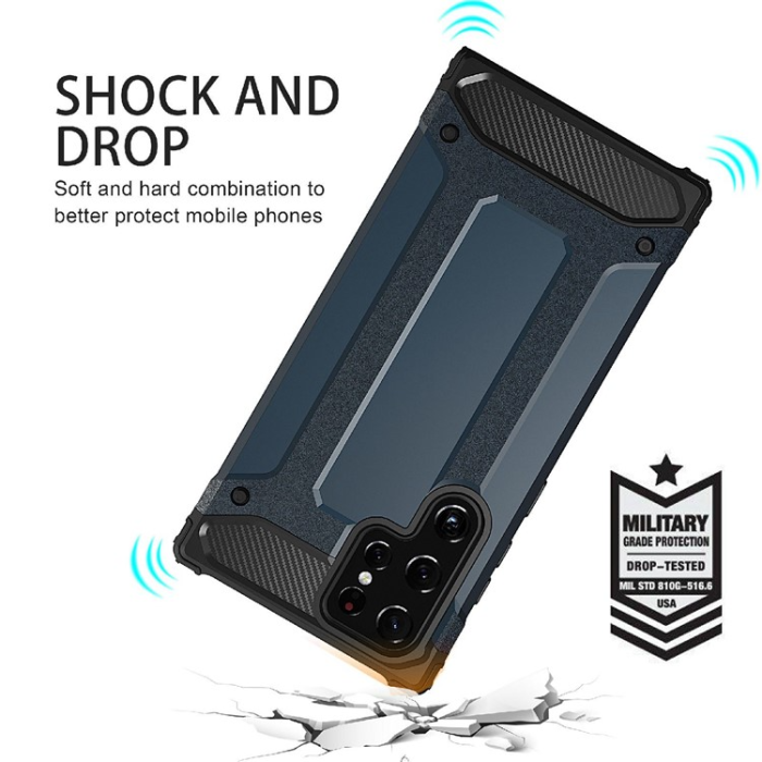 OEM - Galaxy S23 Ultra Mobilskal Tough Armor - Svart