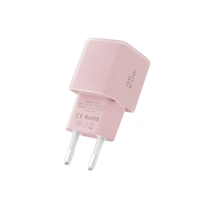 Tech-Protect - Tech-Protect Väggladdare USB-C 25W - Baby Rosa