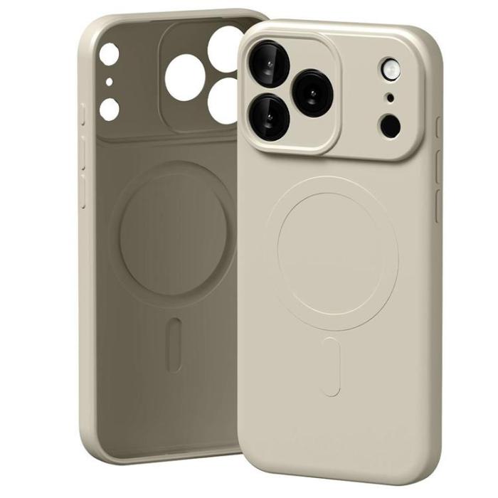 Mercury - Mercury iPhone 17 Pro Max Mobilskal MagSafe Semi-Silicone - Stone
