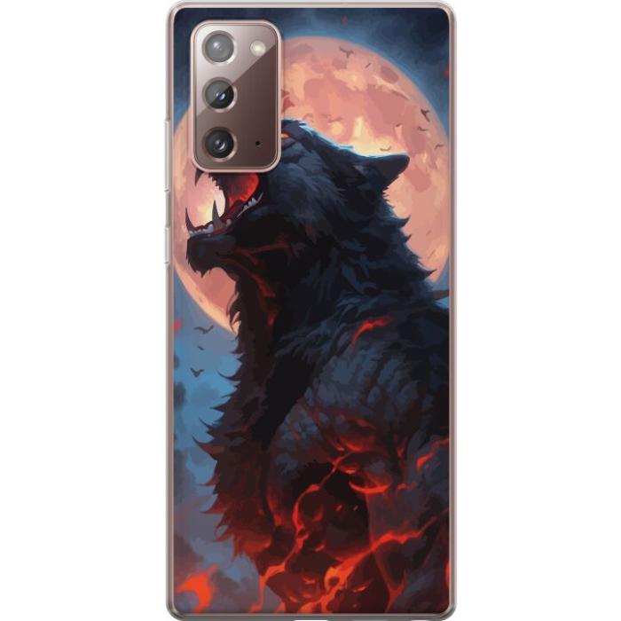 iSecrets - Mobilskal till Samsung Galaxy Note20 med Ylande varg