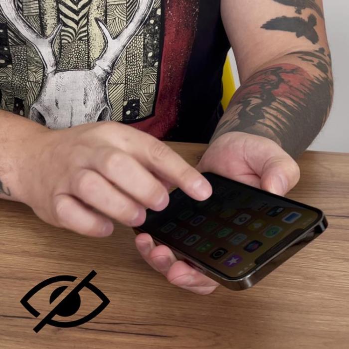 Dux Ducis - Wozinsky iPhone 14 Pro Max Härdat Glas Skärmskydd Privacy