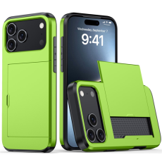 A-One Brand - iPhone 17 Pro Max Mobilskal korthållare - Grön