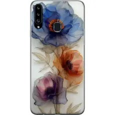 Gustaf - Mobilskal till Samsung Galaxy A20s med Silkesblommor