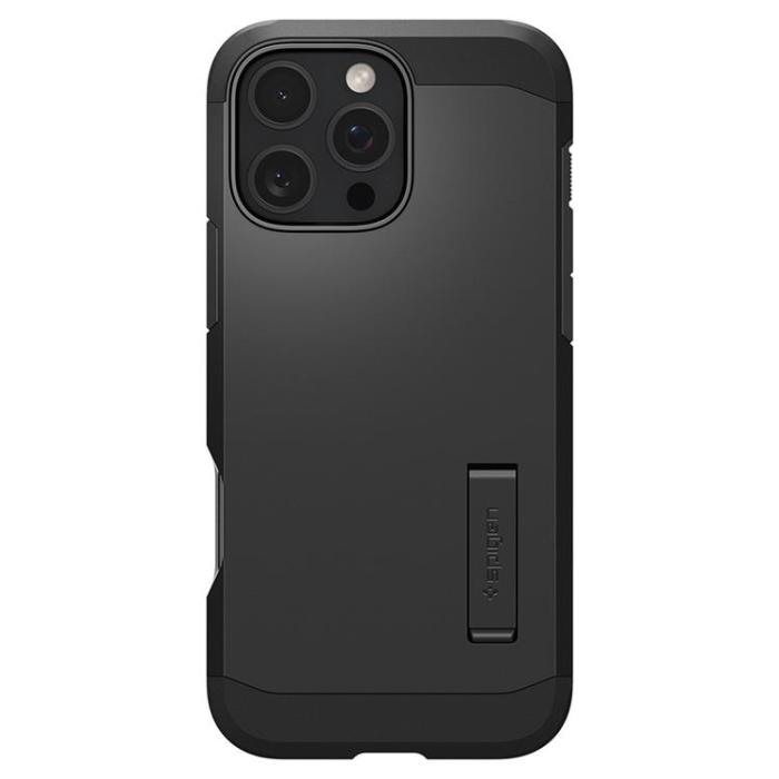 Spigen - Spigen iPhone 16 Pro Mobilskal MagSafe Tough Armor - Svart
