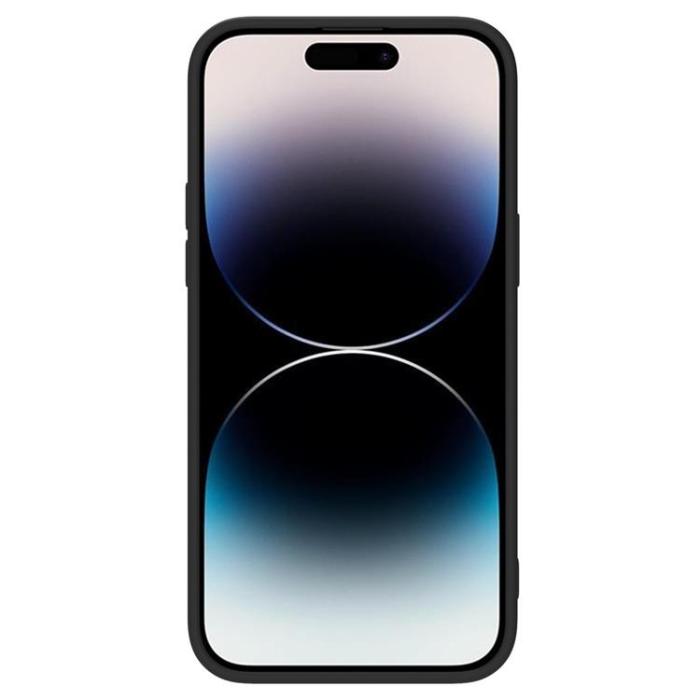 Nillkin - Nillkin iPhone 14 Pro Max Skal CamShield Silky Silicone - Svart