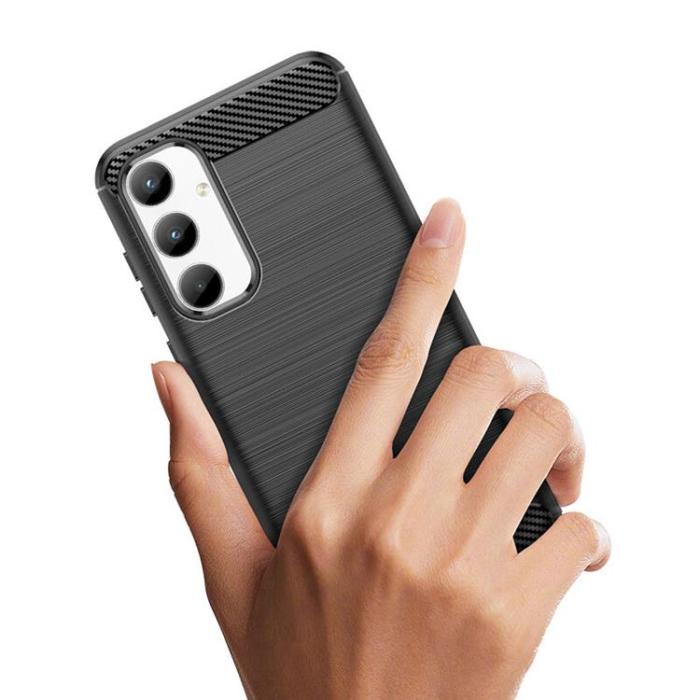 OEM - Galaxy A35 Mobilskal Carbon - Svart