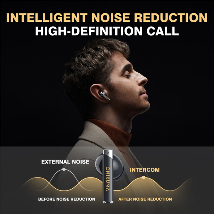 ONIKUMA - ONIKUMA TWS Trådlösa Bluetooth Hörlurar In-ear T18