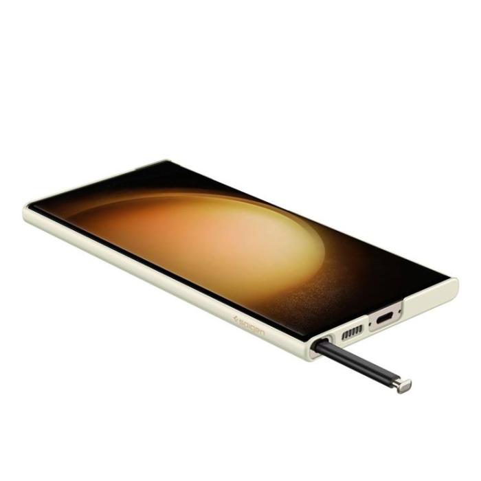 UTGATT - Spigen Galaxy S23 Ultra Mobilskal Airskin - Shiny Cream
