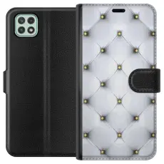 Gustaf - Pl&aring;nboksfodral till Samsung Galaxy A22 5G med Fancy