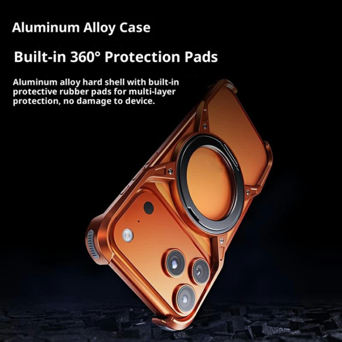 A-One Brand - iPhone 17 Pro Mobilskal Bumper Frameless Kickstand