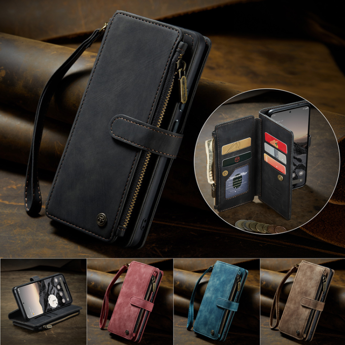 Caseme - CASEME Google Pixel 10 Pro/10 Plånboksfodral Zipper C30 - Svart