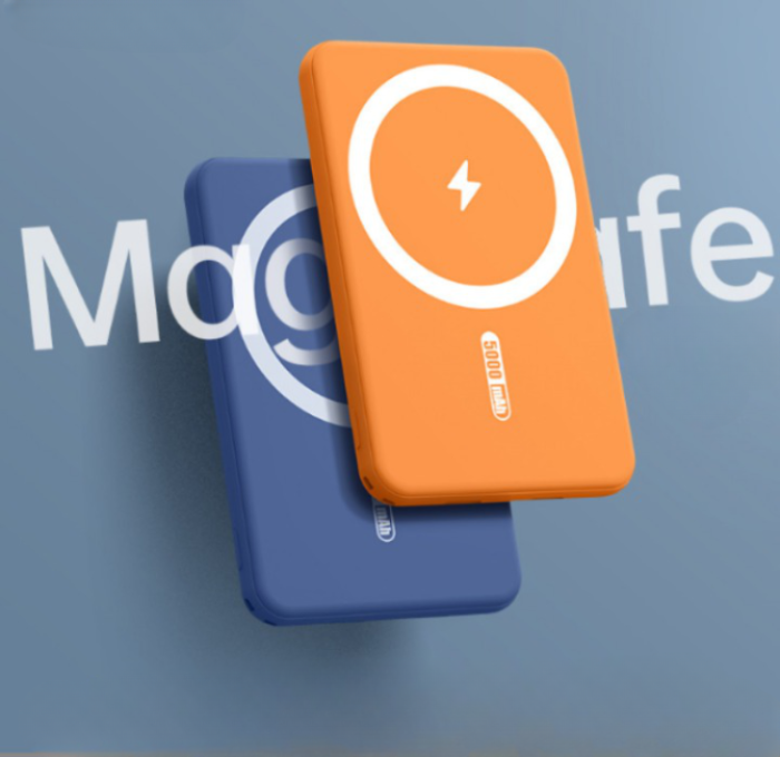 UTGATT1 - YULE Magsafe Magnetic Trådlös Powerbank 5000 mAh - Lila