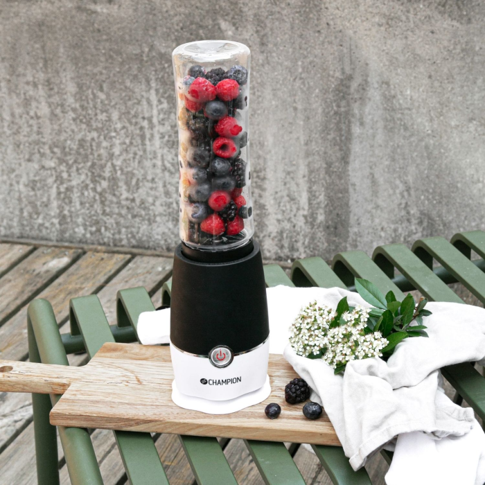 Champion - Champion Smoothie Maker 180W SM110 Svart/Vit