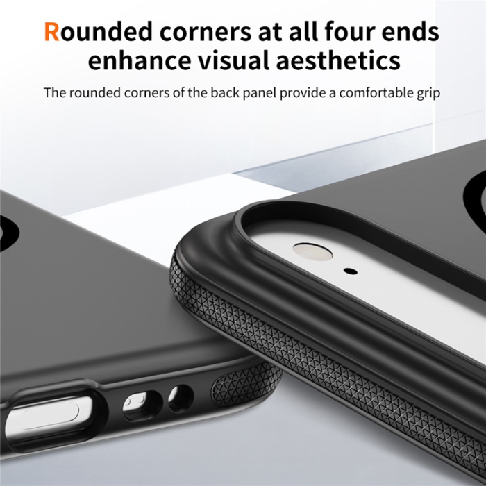 A-One Brand - iPhone Air Mobilskal MagSafe PC + TPU Shockproof - Svart