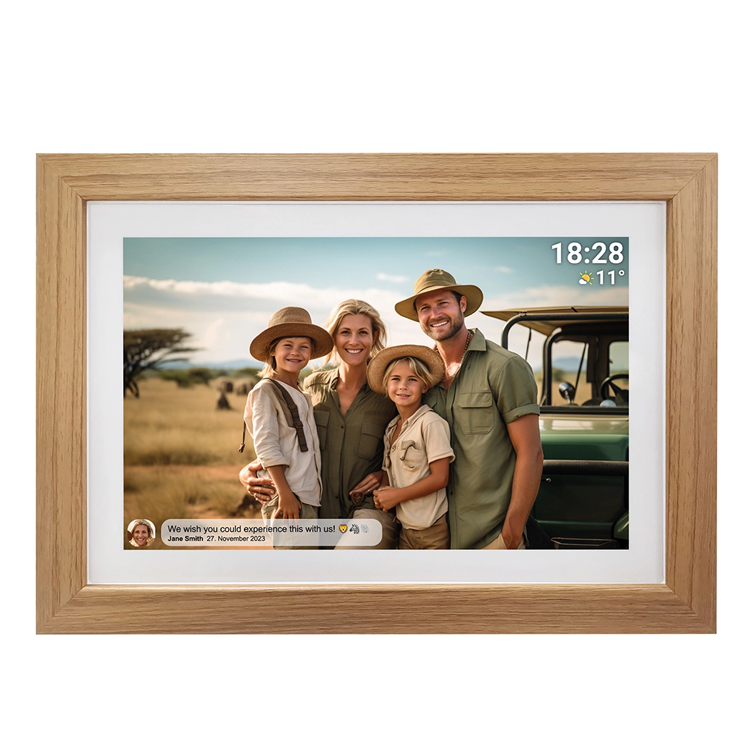 Denver Digital Fotoram 10.1"""" 16GB Frameo PFF-1042LW - Brun | 264 | AlltMobil