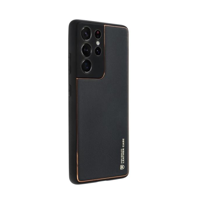 Forcell - Forcell Galaxy A13 5G/A04s 4G Skal Konstläder - Svart