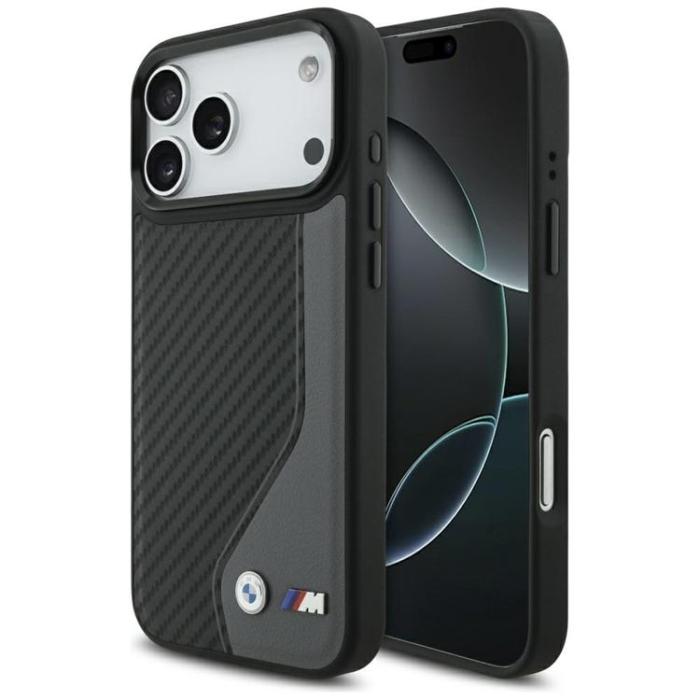 BMW - BMW iPhone 17 Pro Max Mobilskal MagSafe M Carbon Logo - Anthracite