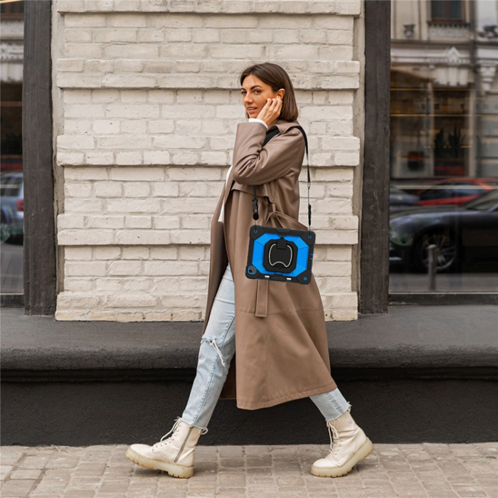 A-One Brand - iPad Air 13(2025/2024) Skal Kickstand - Svart/Blue
