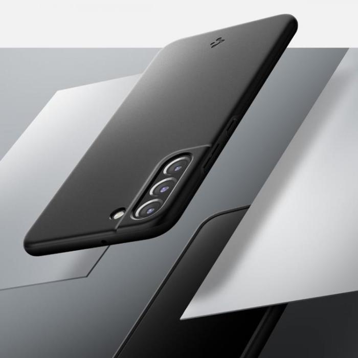 UTGATT - Spigen Thin Fit Skal Galaxy S22 - Svart
