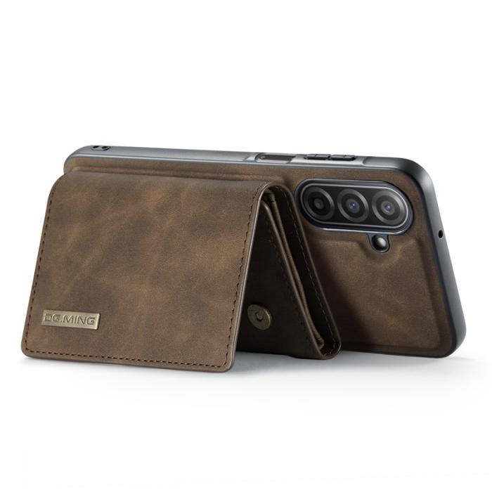 DG.MING - DG.MING Samsung Galaxy A17 5G Konstläder Plånboksfodral Brun