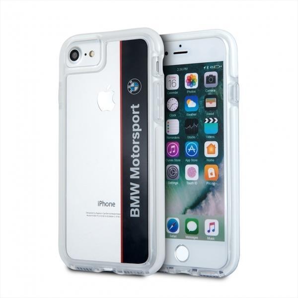 BMW Hardcase Skal iPhone 7 / 8 / SE 2020 - Transparent / Blå | 2353 | AlltMobil