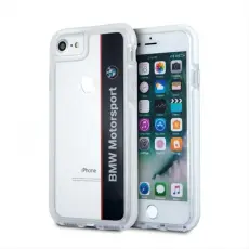 BMW - BMW Hardcase Skal iPhone 7 / 8 / SE 2020 - Transparent / Bl&aring;