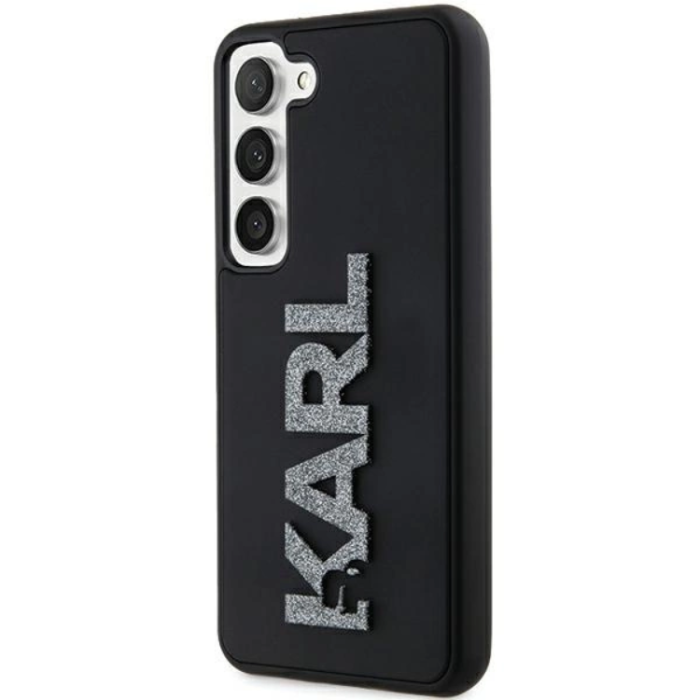 KARL LAGERFELD - Karl Lagerfeld Galaxy S23 Mobilskal 3D Rubber Glitter Logo