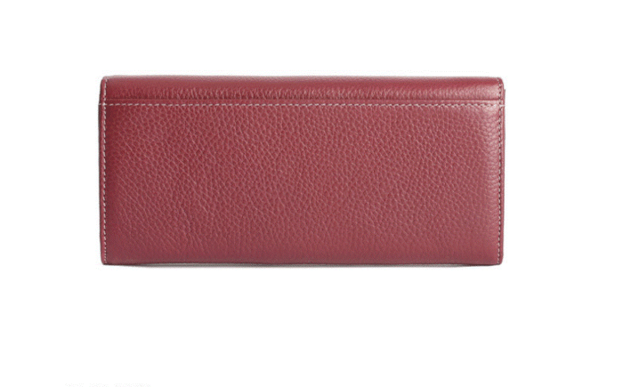 UTGATT1 - Mooltesaa Elegant Lady Clutch Handväska Wallet - Maroon