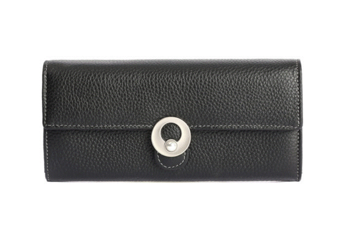 UTGATT4 - Mooltesaa Elegant Lady Clutch Handväska Wallet - Svart