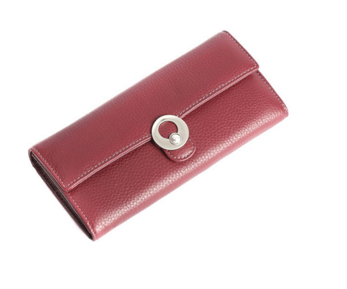 UTGATT1 - Mooltesaa Elegant Lady Clutch Handväska Wallet - Maroon