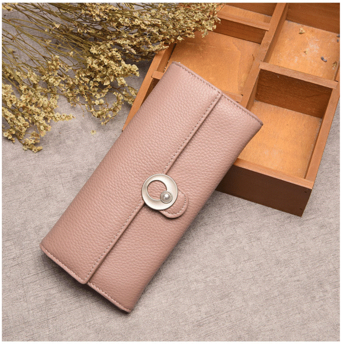 UTGATT4 - Mooltesaa Elegant Lady Clutch Handväska Wallet - Rosa