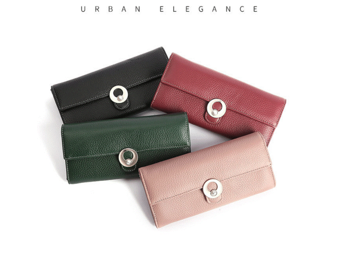 Mooltesaa - Mooltesaa Elegant Lady Clutch Handväska Wallet - Grön