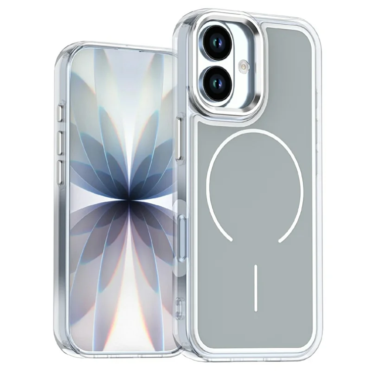 iPhone 17 Mobilskal Magsafe Electroplated - Grå | 2353 | AlltMobil