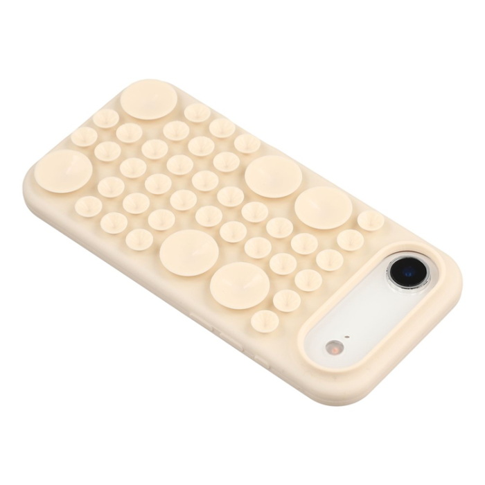 A-One Brand - iPhone Air Mobilskal Sugkopp Silikon med Tygfoder