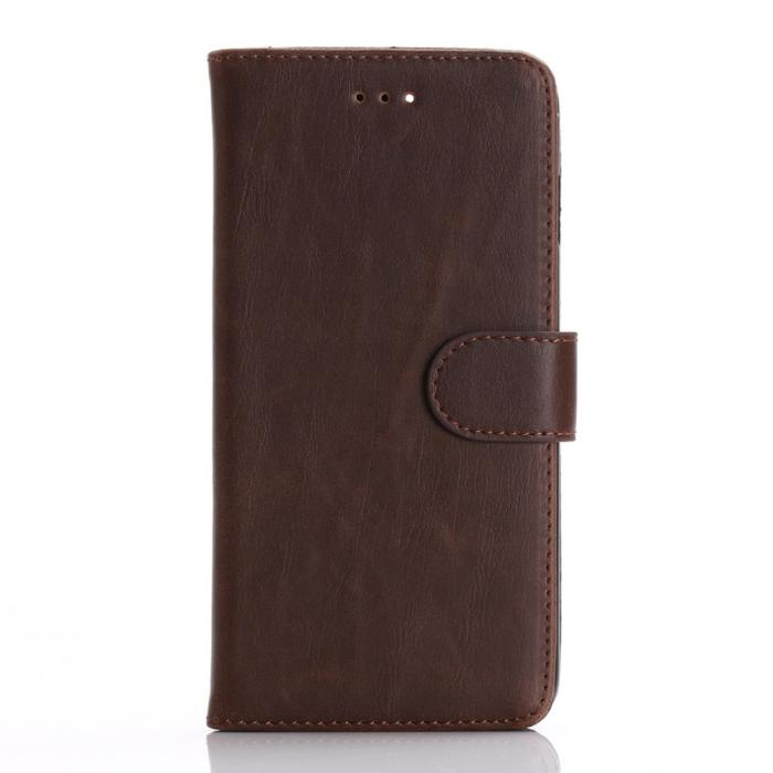 UTGATT1 - Retro Plånboksfodral till iPhone 7/8 Plus - Coffee