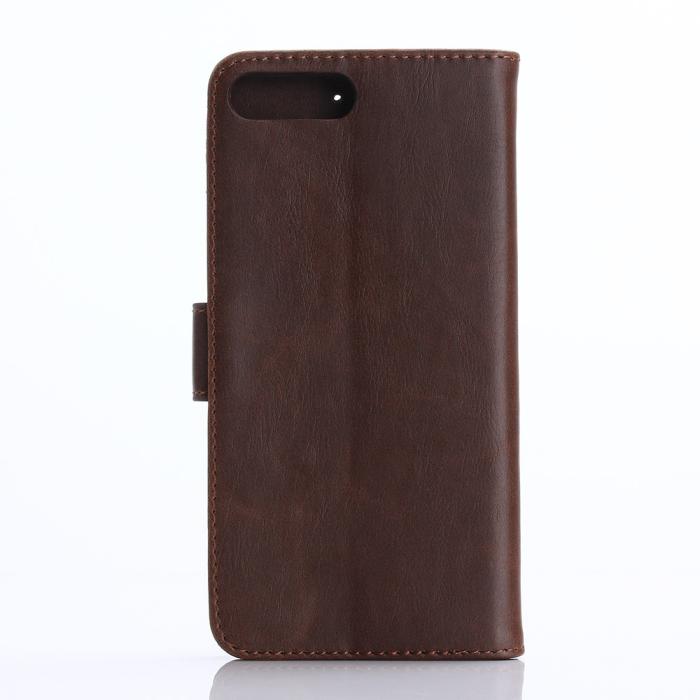 UTGATT1 - Retro Plånboksfodral till iPhone 7/8 Plus - Coffee