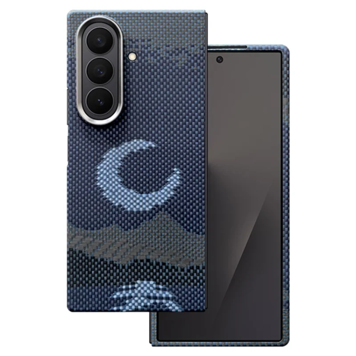 A-One Brand - Galaxy Z Fold 7 5G Mobilskal Magsafe Aramid Fiber - Moon