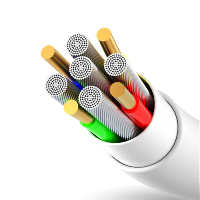 Dudao - Dudao L2L USB-A / Lightning 3A Kabel 2m - Vit