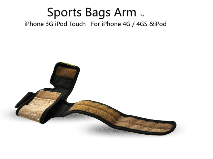 OEM - PCMAMA Sportarmband fodral till iPhone 4S/4 / 3G / 3GS / iPOD (WAVES)