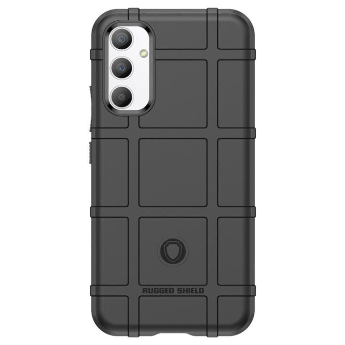 OEM - Galaxy A23 5G/4G Mobilskal Rugged Square Grid - Svart