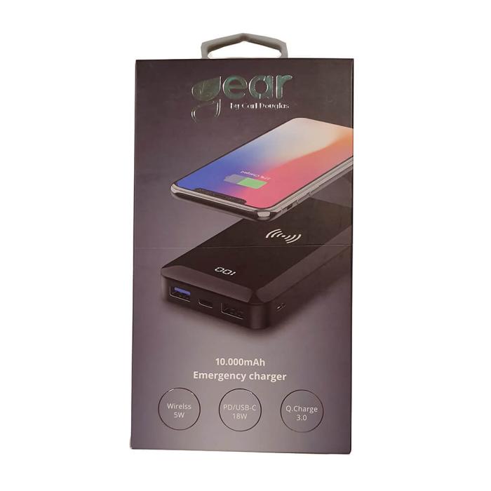 UTGATT1 - GEAR Powerbank 10000 mAh LiPolymer 5W-QI 3A