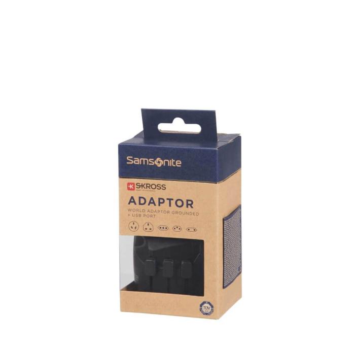 Samsonite - Samsonite Resetillbehör Adapter Världsadaper + USB