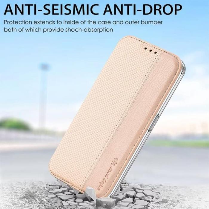 A-One Brand - Nothing Phone 1 Plånboksfodral Silikon Flip - Rosa